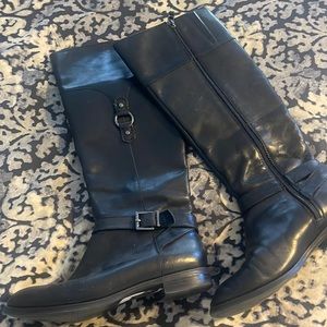 Sperry knee high leather boots
